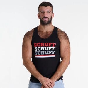 Scruff Tank Top Large Gently worn 100% cotton 19" armpit to armpit seams